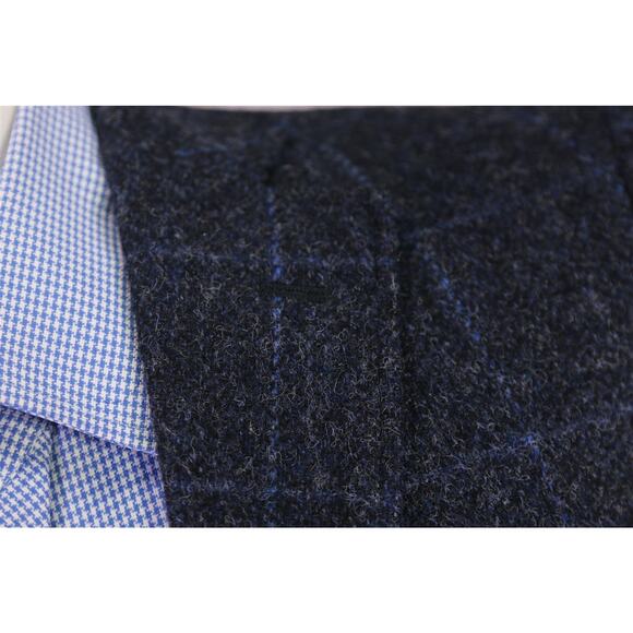 J Press Opening Ceremony Moon Tweed Patchworks Patch Pocket Blazer Jacket 34S - Picture 5 of 11